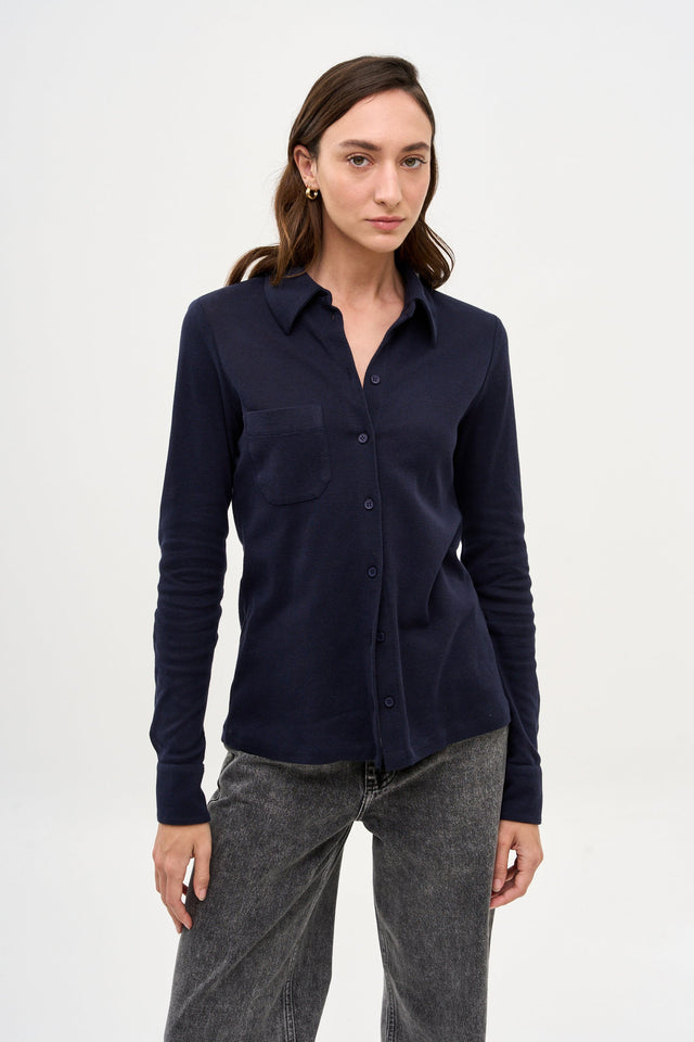 Alex Blouse Dark Blue