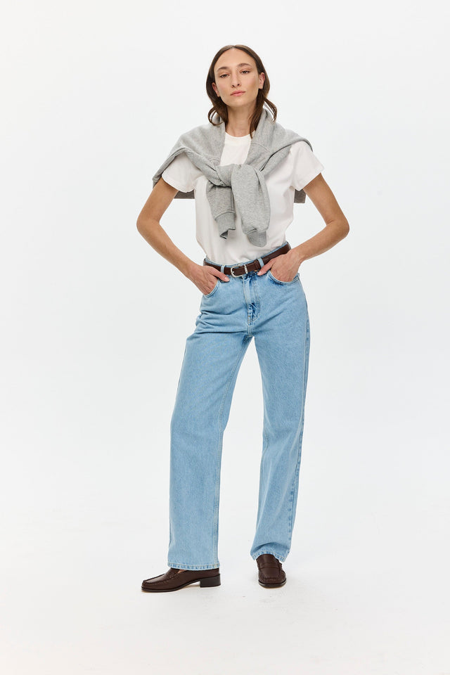 Classic Cut Denim Light Bluestone