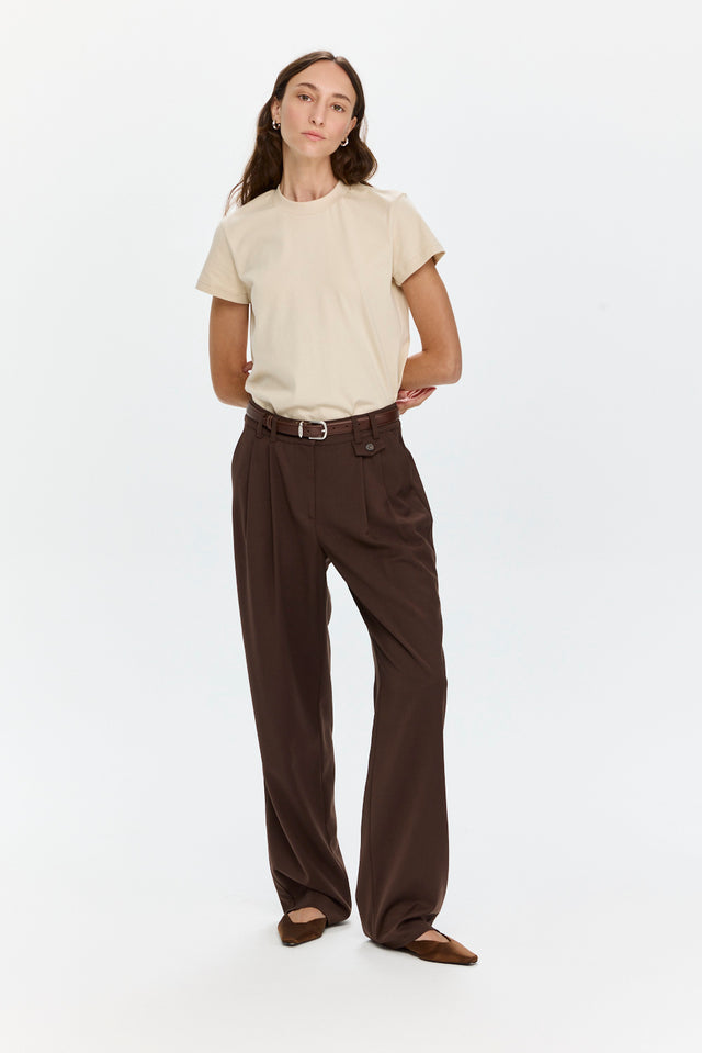 TRES Signature Belt Brown