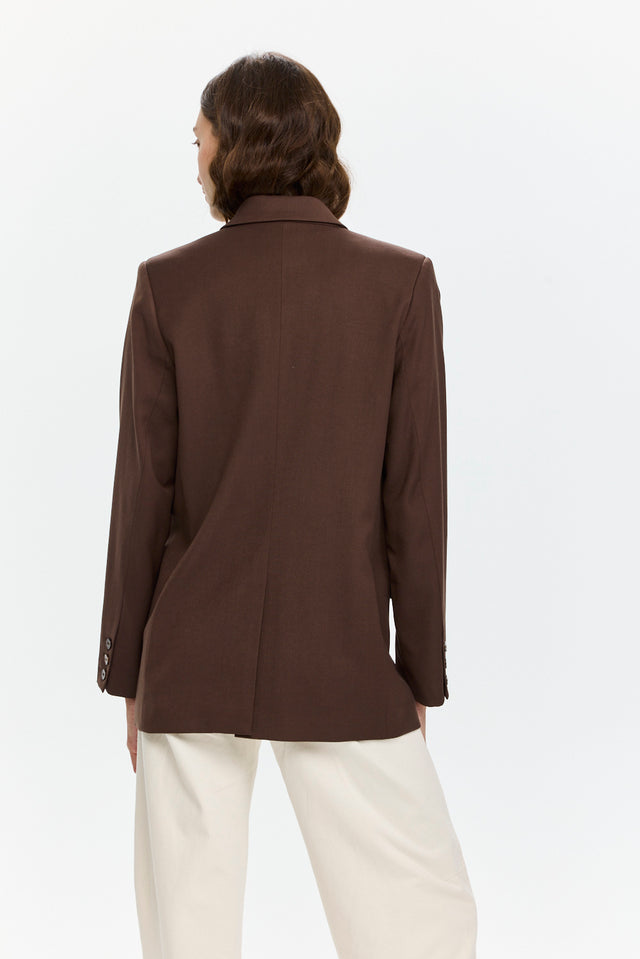 Elly Blazer Brown
