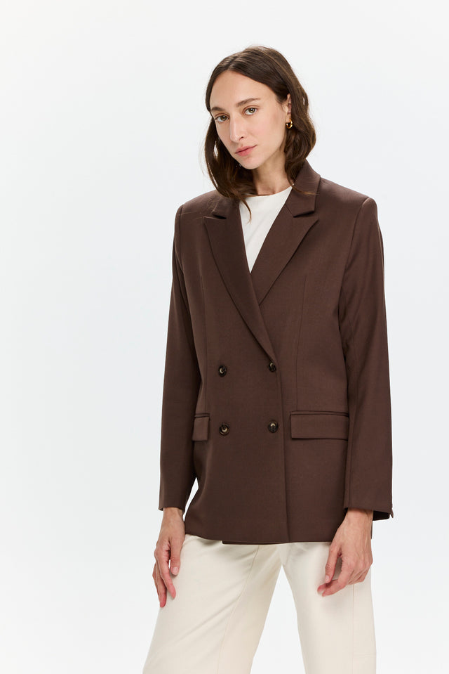 Elly Blazer Brown