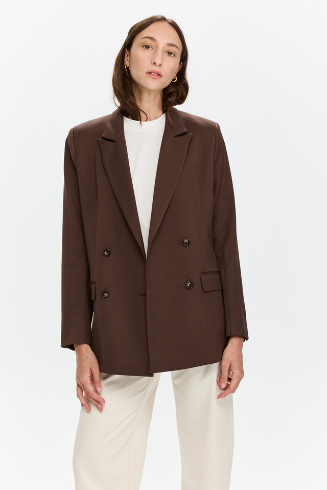 Elly Blazer Brown