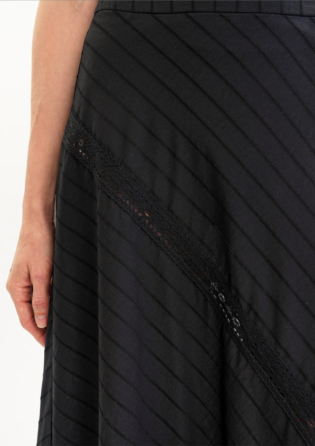 Camille Lace Skirt Black