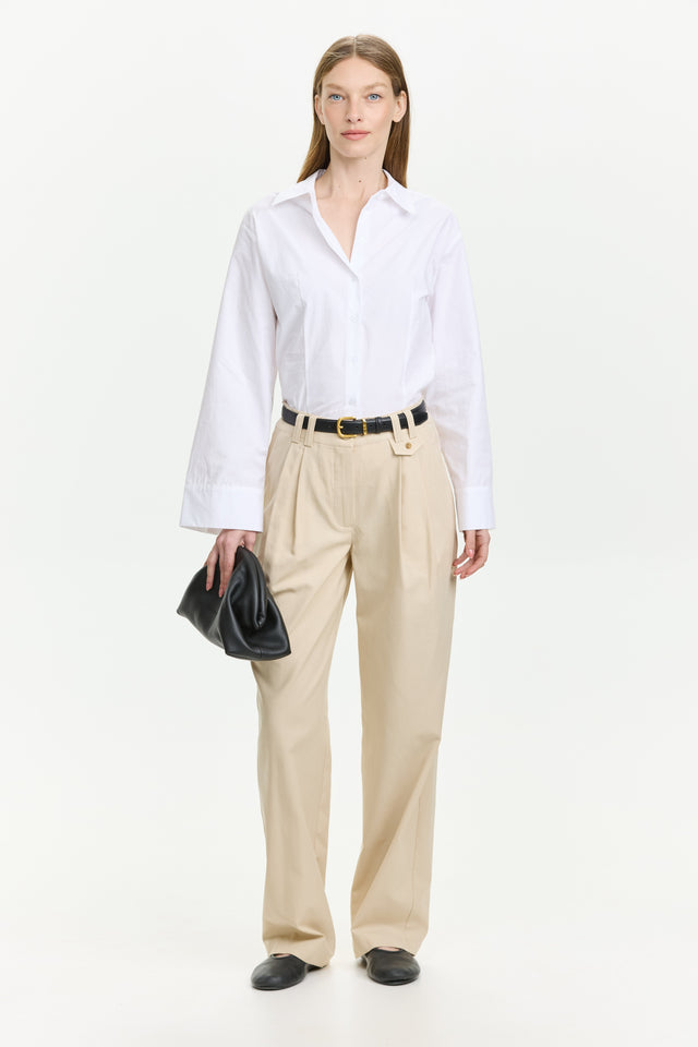 Noah Tencel Pants Beige