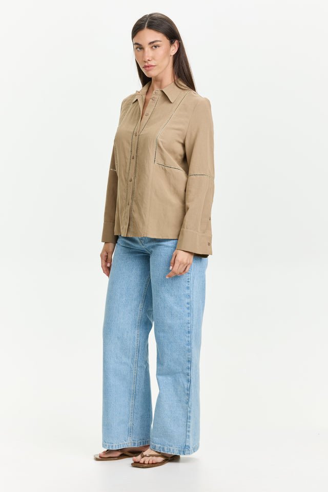 Molly Blouse Camel