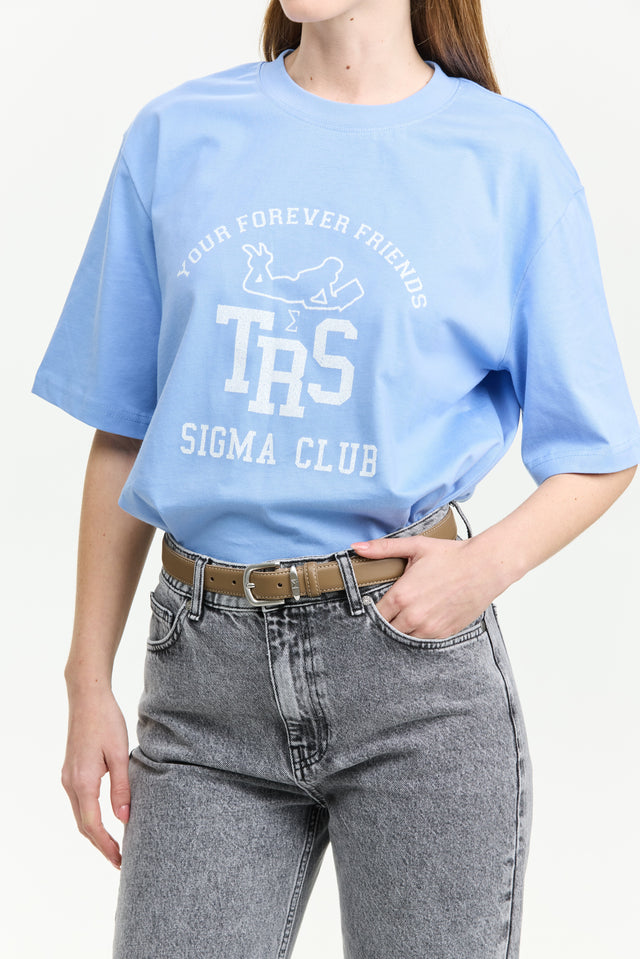TRES Oversized T Blue