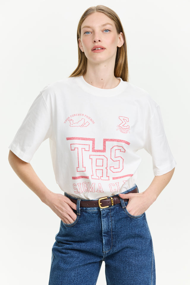 TRES Oversized T White