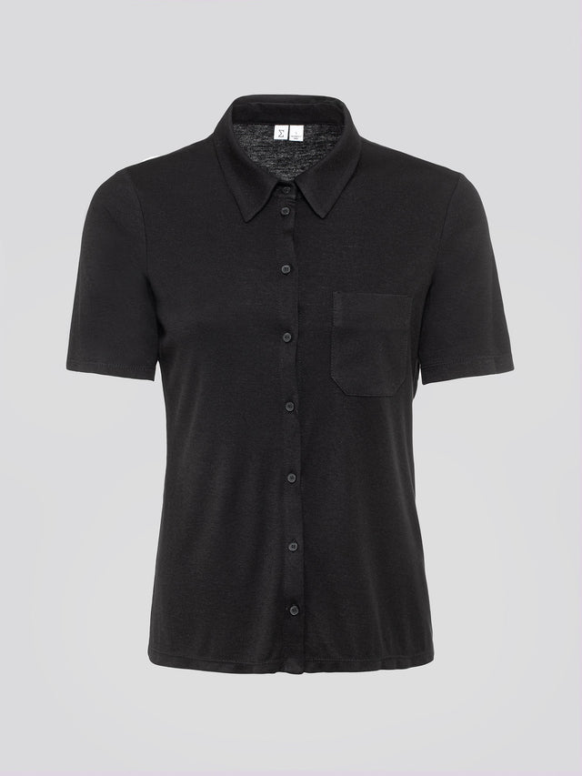 Alison Soft Blouse Black