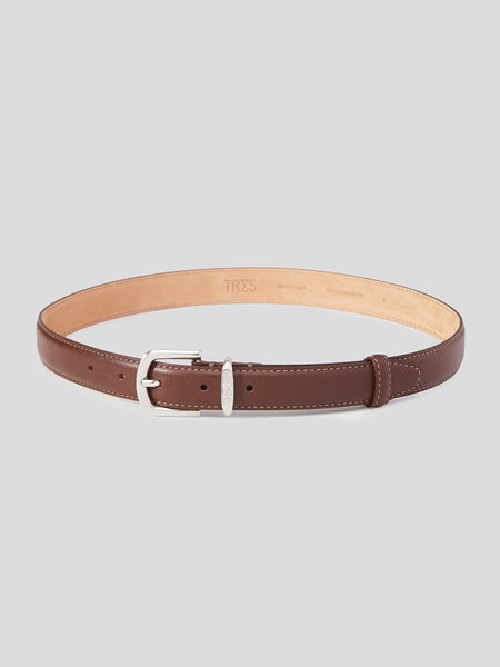 TRES Signature Belt Brown – TRES-EN display picture 2