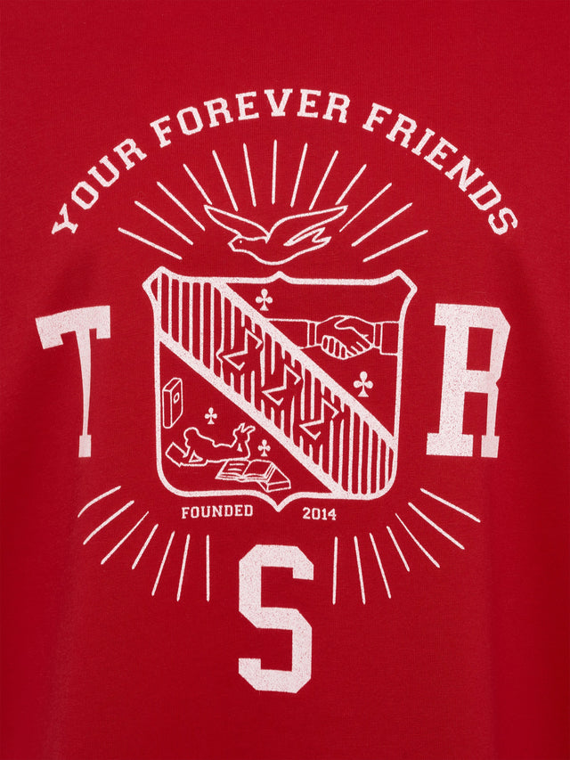 TRES Oversized T Red