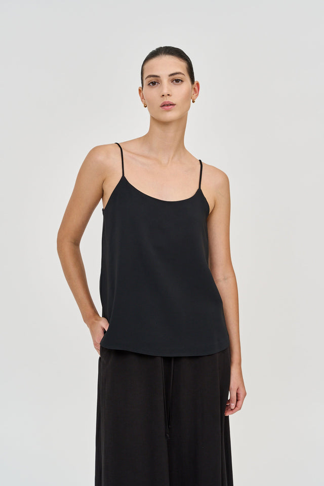 Anouk Top Crepe Black