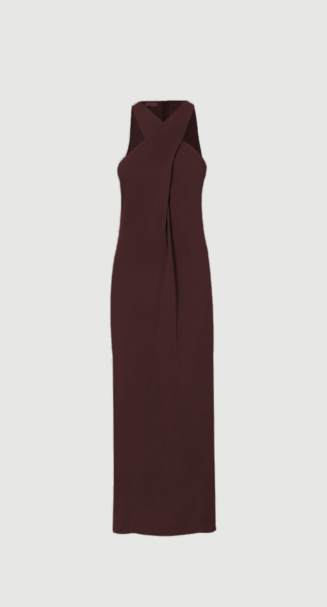 Fiona Dress Burgundy