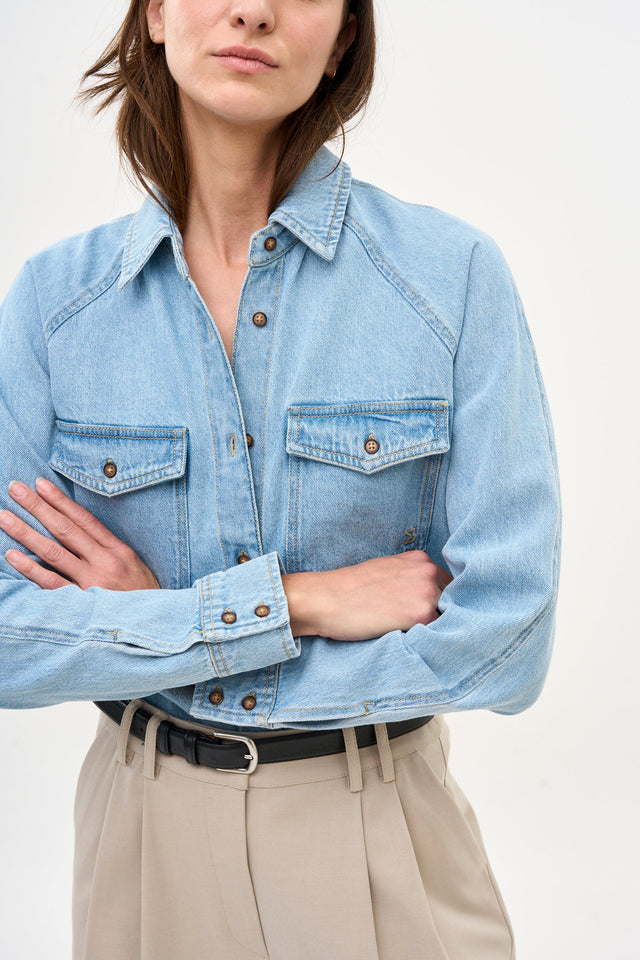 Denim Shirt Light Blue