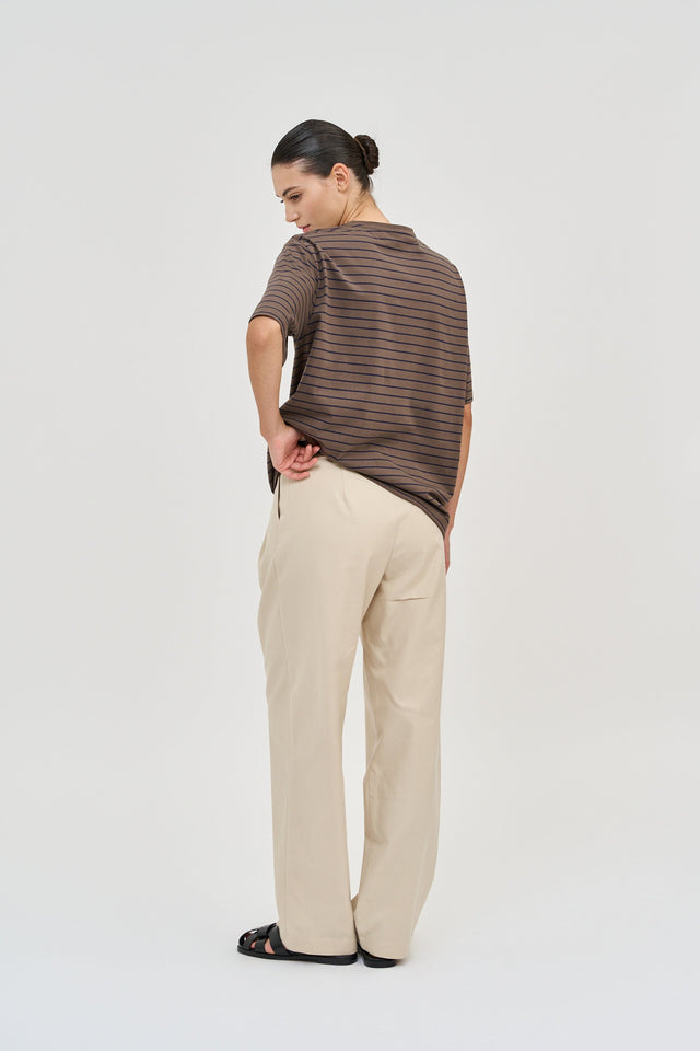 Noah Pants Tencel Beige