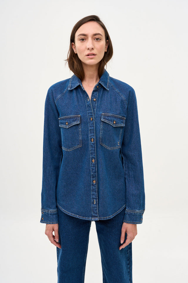 Denim Shirt Deep Blue