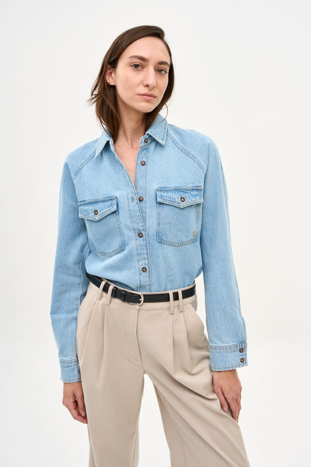 Denim Shirt Light Blue