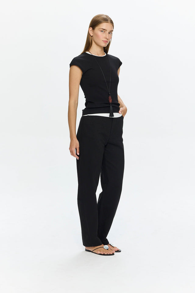 Ruby Slim T Black
