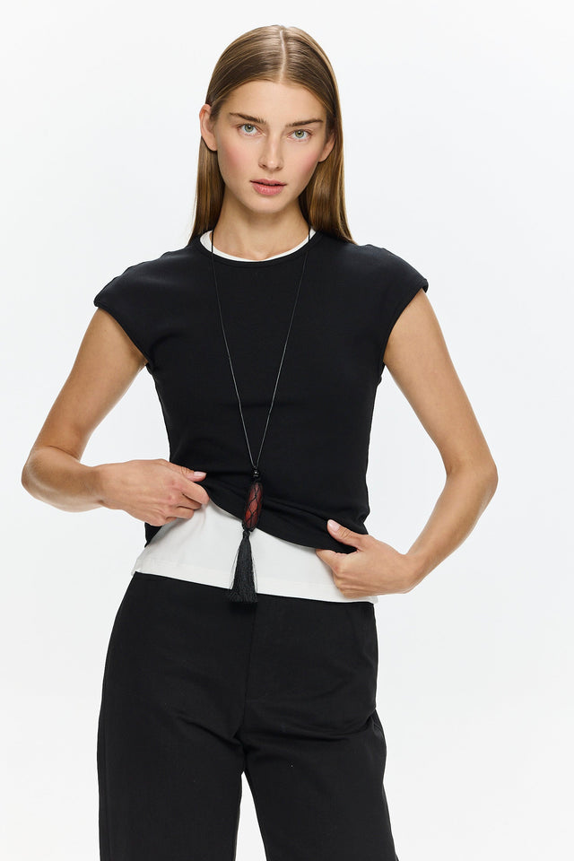 Ruby Slim T Black