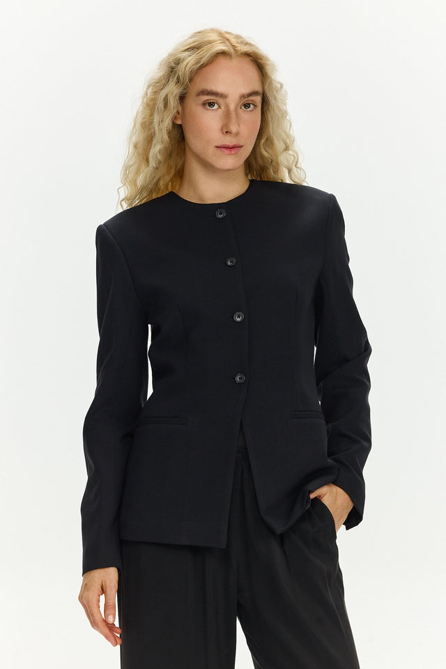 Ines Soft Blazer Black