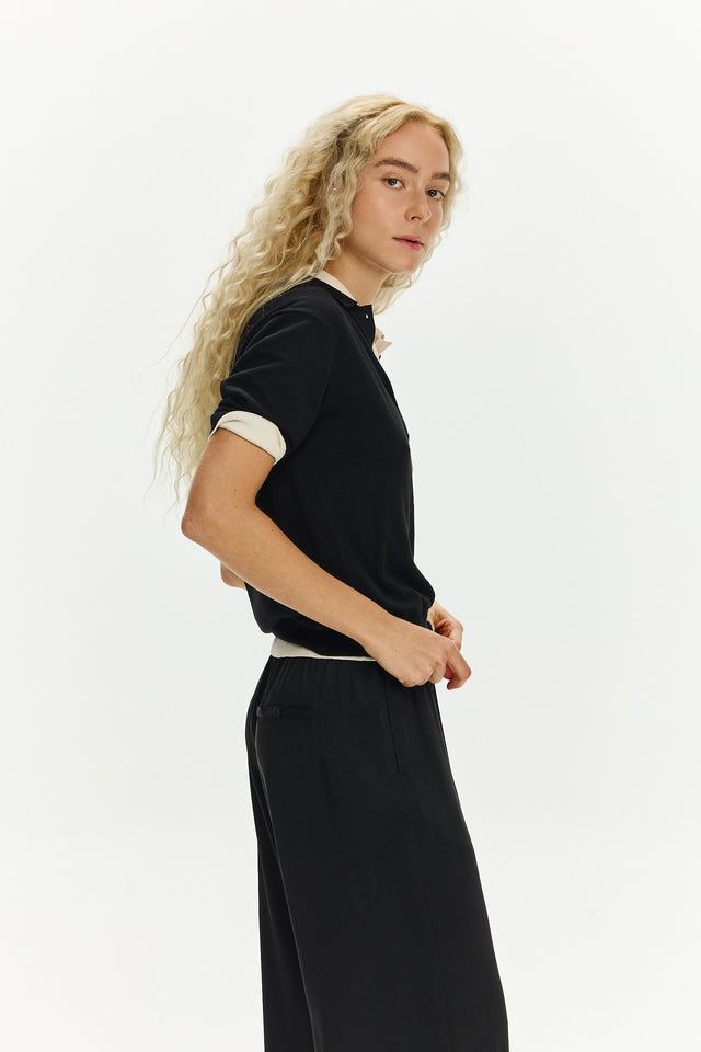 Short Sleeve Polo Black