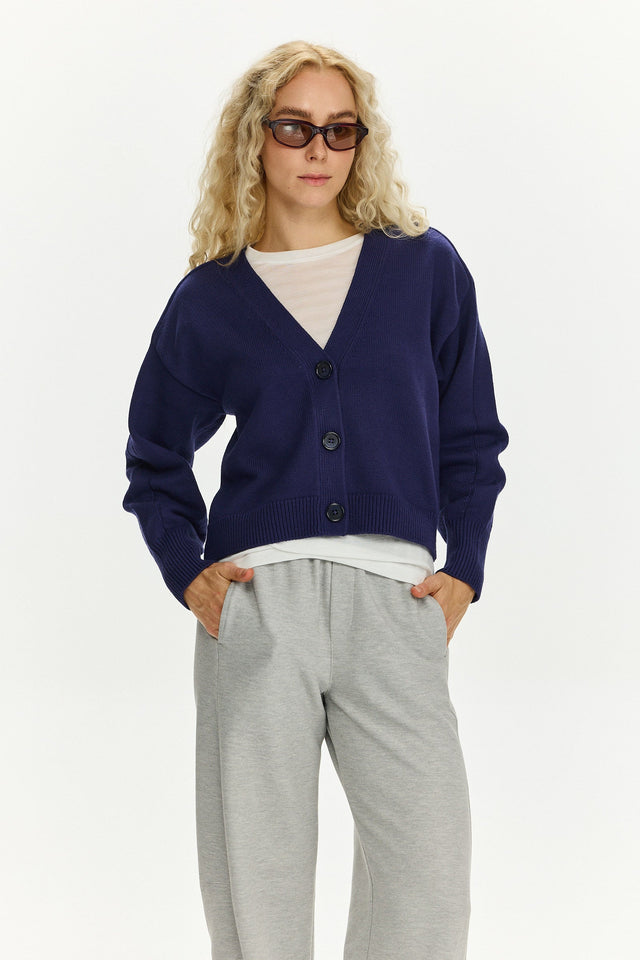 Mia Cardigan Midnight Blue