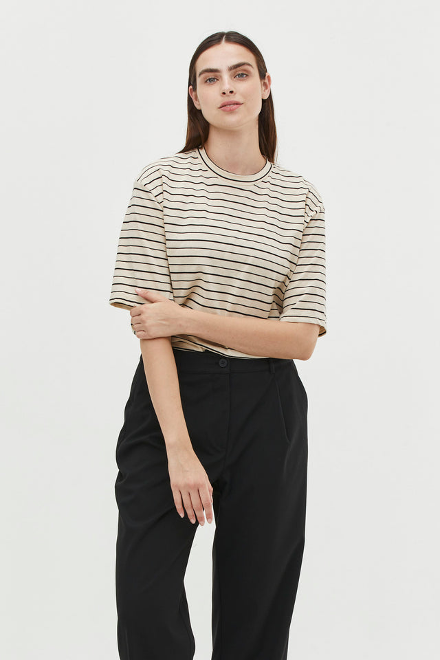 Oversized T Stripes Natural