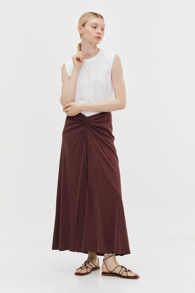 Nina Skirt Burgundy