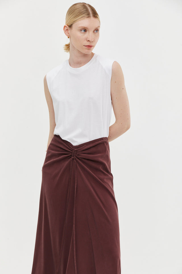 Nina Skirt Burgundy