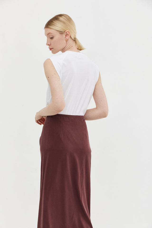 Nina Skirt Burgundy