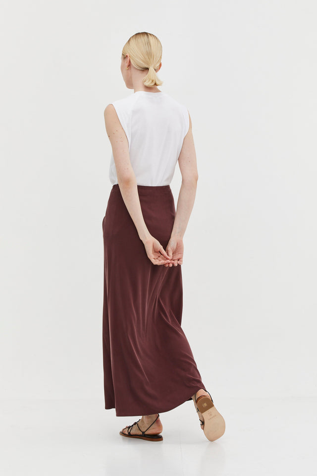 Nina Skirt Burgundy