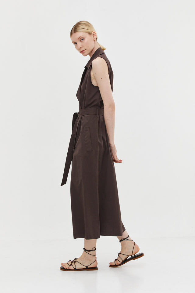 Trench Dress Brown