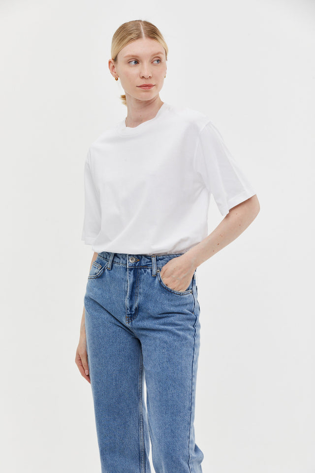 TRES Oversized T White