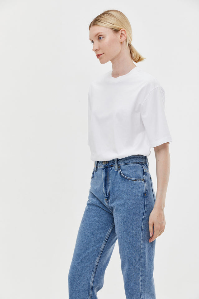 TRES Oversized T White