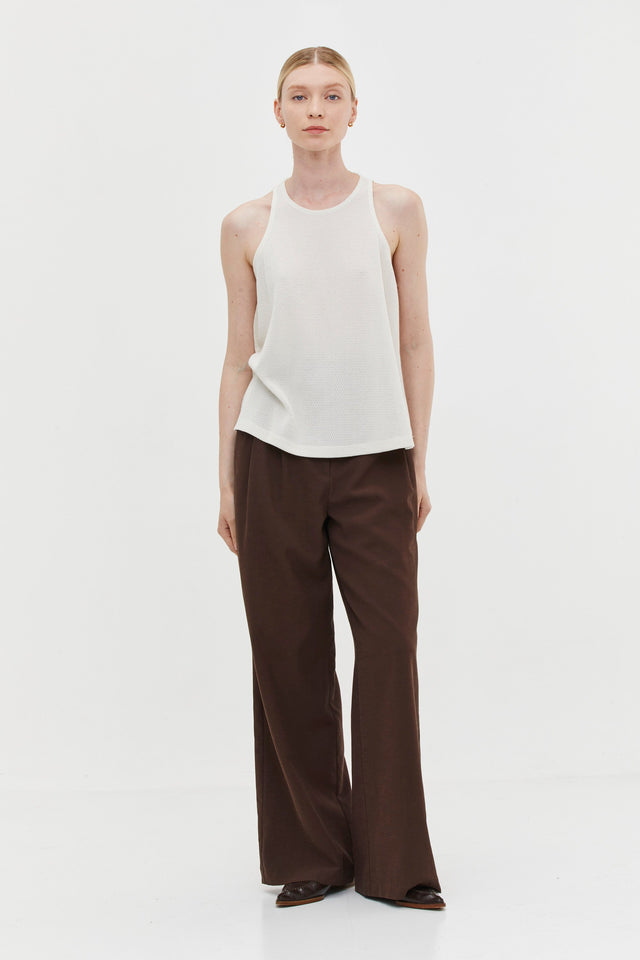 Luca Tailored Pants Brown