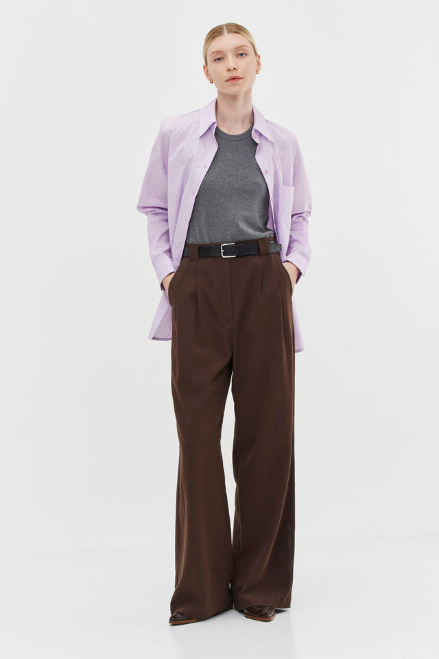 Luca Tailored Pants Brown