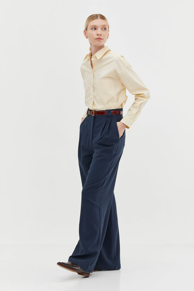 Luca Tailored Pants Blue