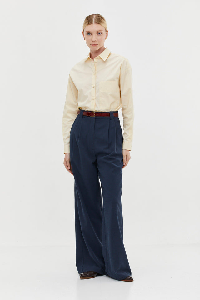 Luca Tailored Pants Blue