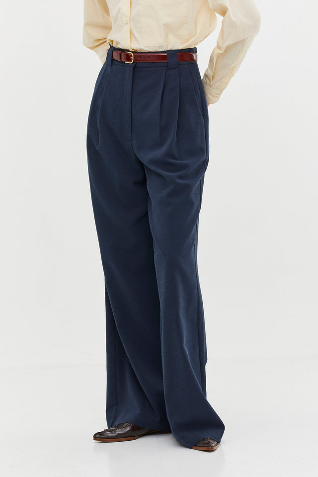 Luca Tailored Pants Blue