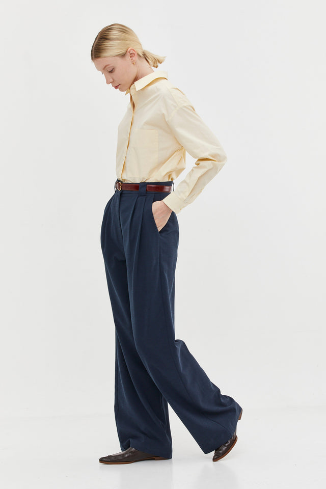 Luca Tailored Pants Blue