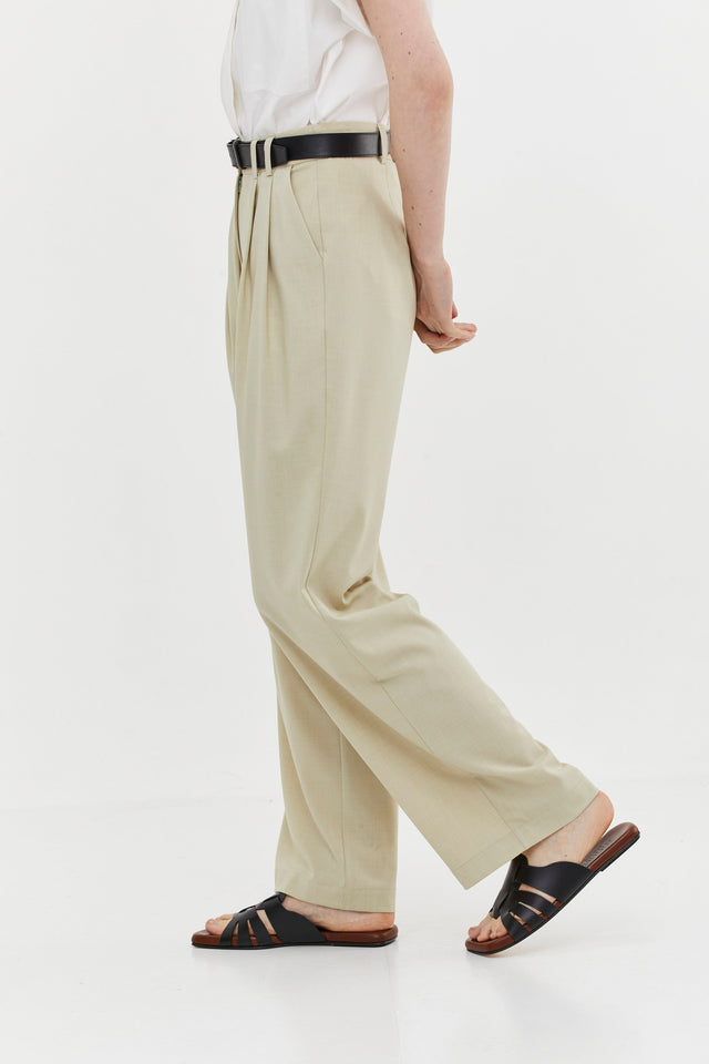 Noah Tailored Pants Beige