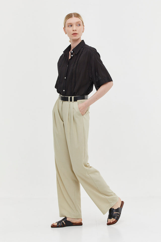 Noah Tailored Pants Beige