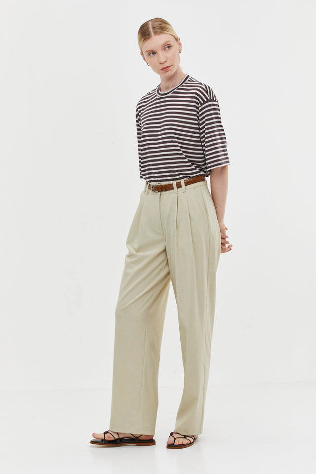 Noah Tailored Pants Beige