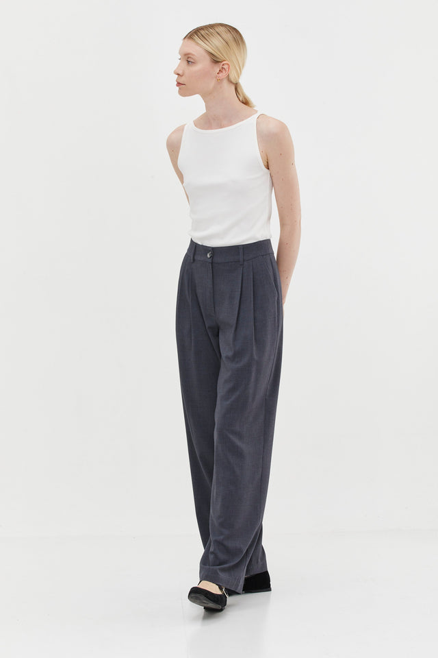 Noah Tailored Pants Grey