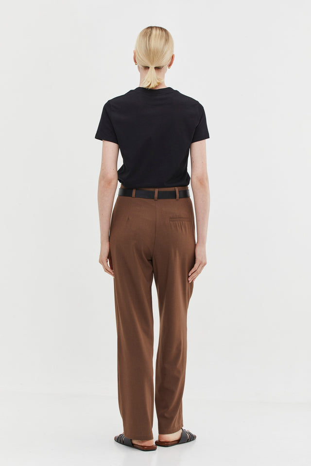 Noah Tailored Pants Brown