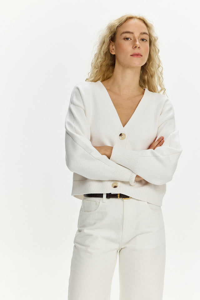 Mia Cardigan White