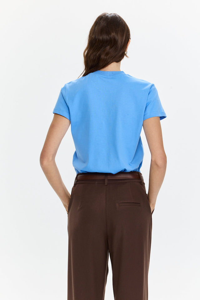 Tres fitted T Sky Blue