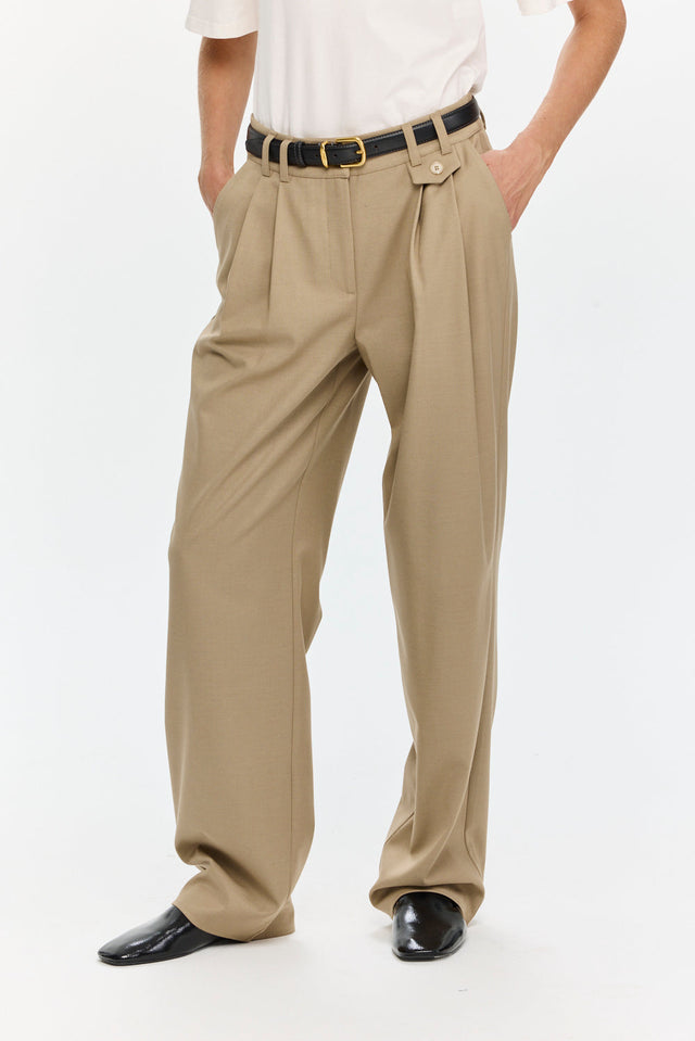 Pre-order: Noah Tailored Pants Stone