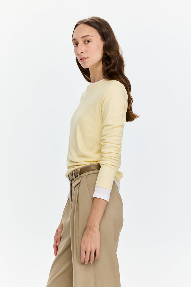 Mili Tencel Silk Top Yellow