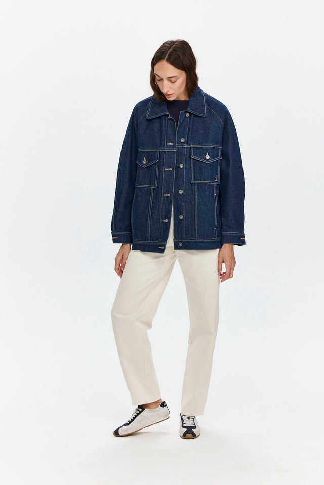 Pre-order: Denim Jacket Dark Indigo