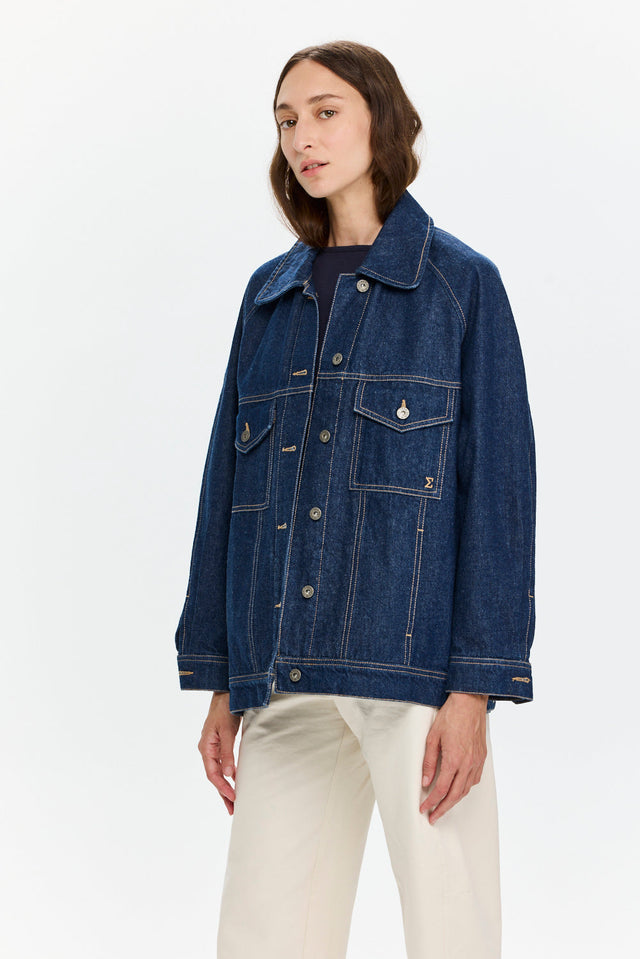 Pre-order: Denim Jacket Dark Indigo